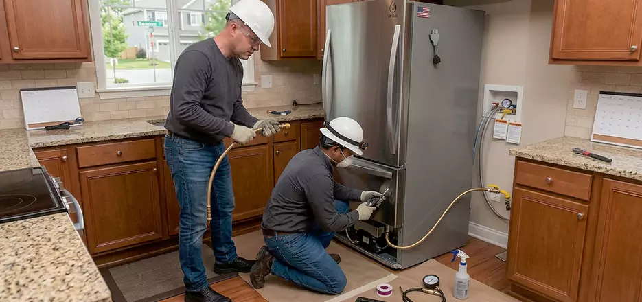 Propane Refrigerator Installation in Malden
